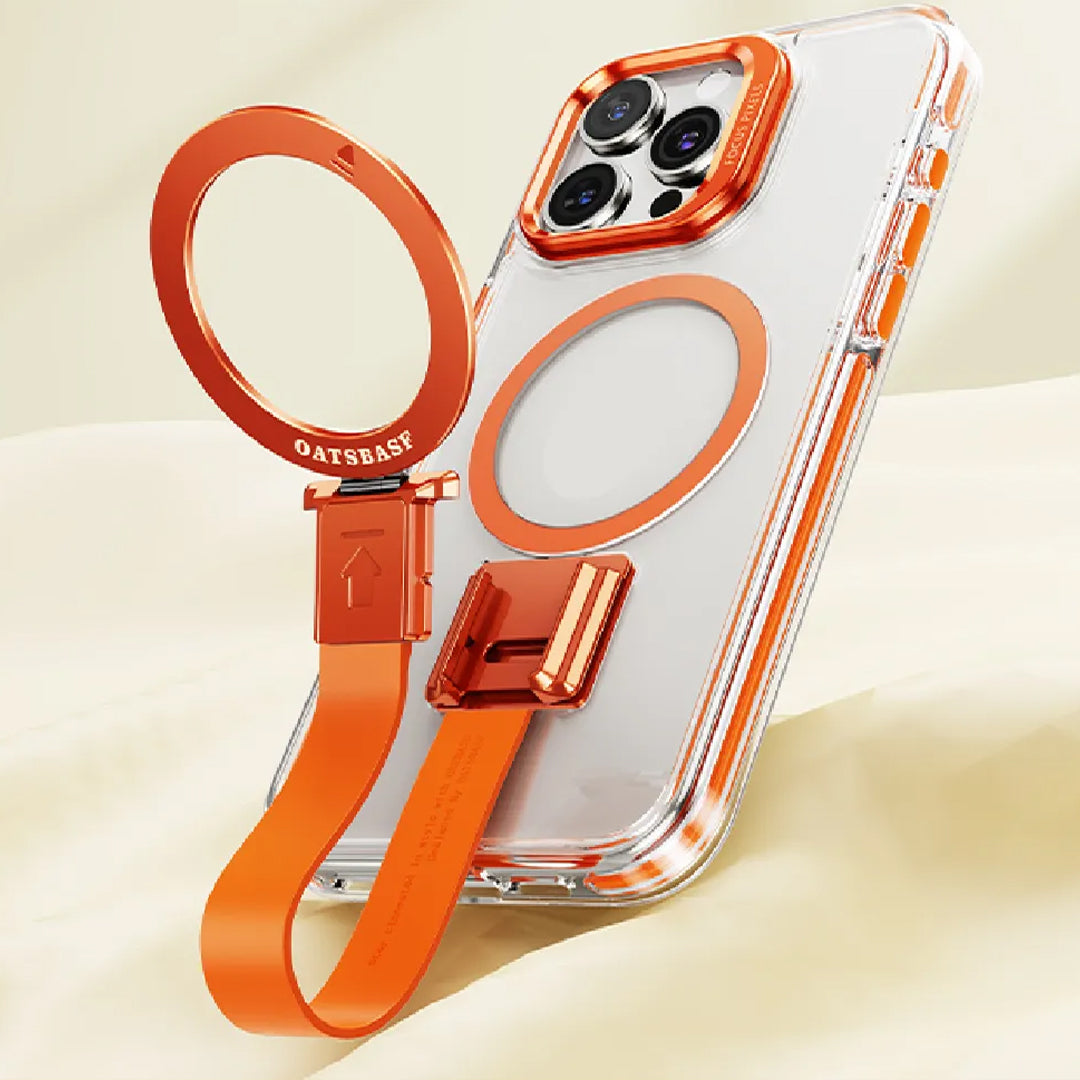 One band Anti-fall Magnetic Bracket iPhone Case