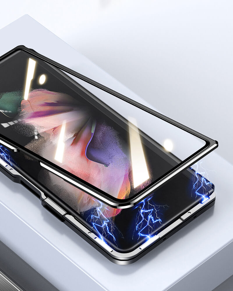 Brushed Metal Case For Samsung Fold
