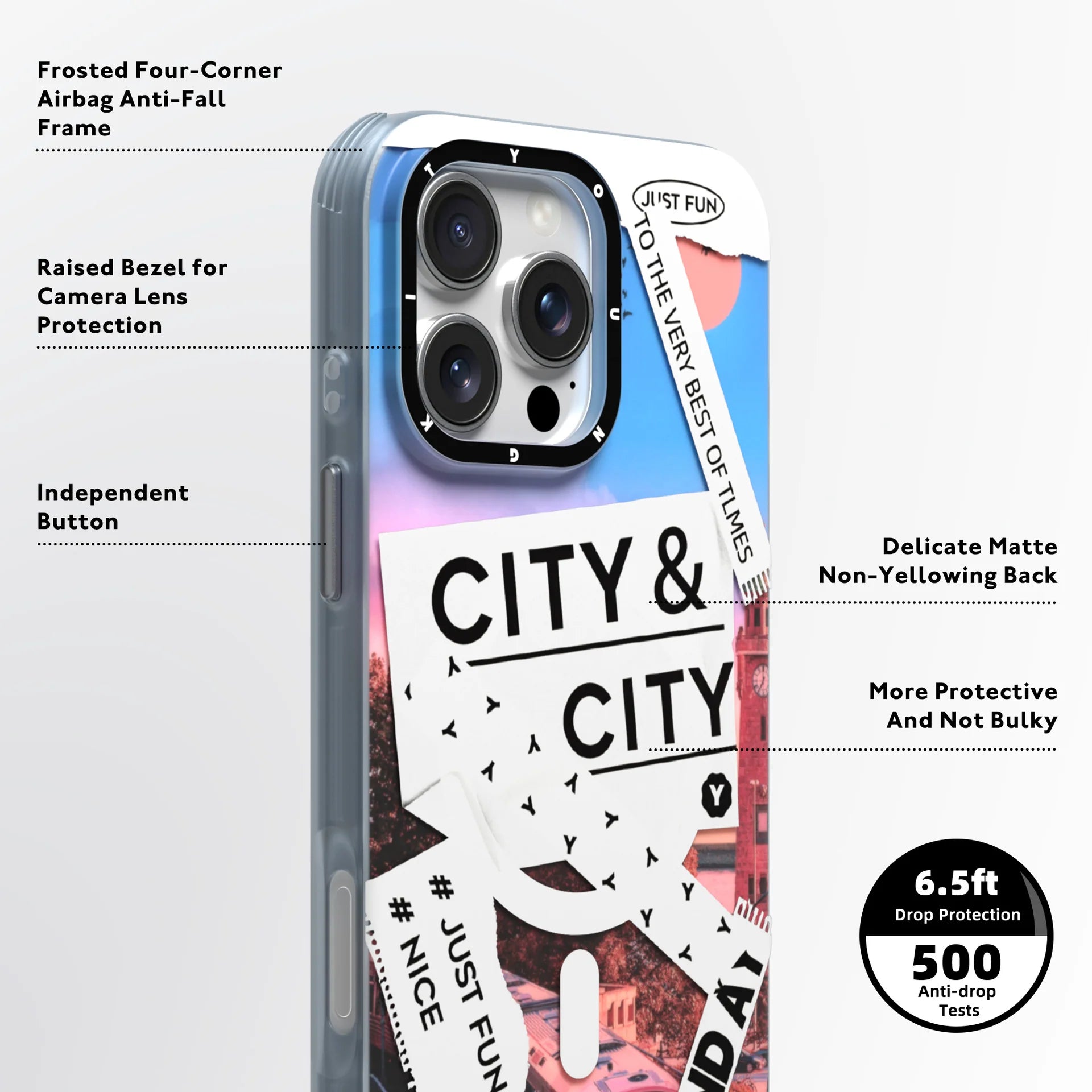 Urban Vibes Stick Art Case For iPhone