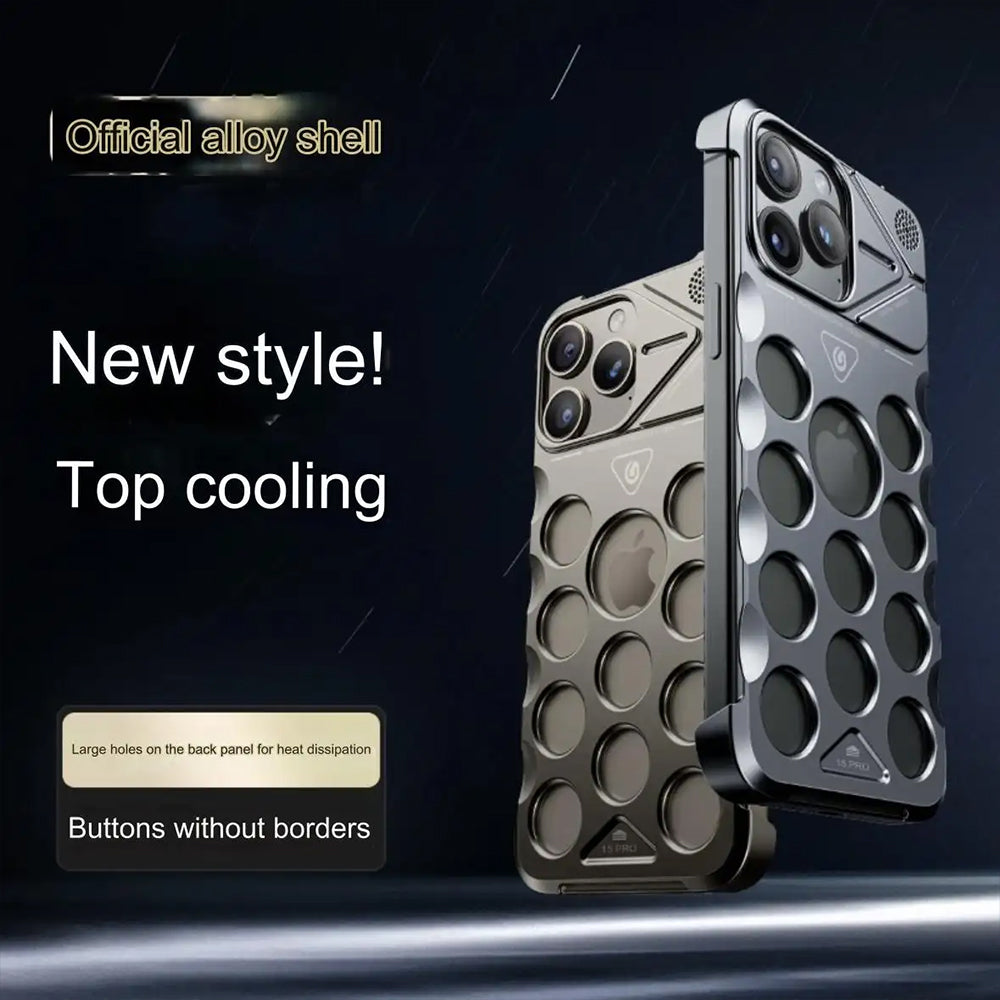 Air Bag Buffer Structure Aluminum Alloy Phone Shell