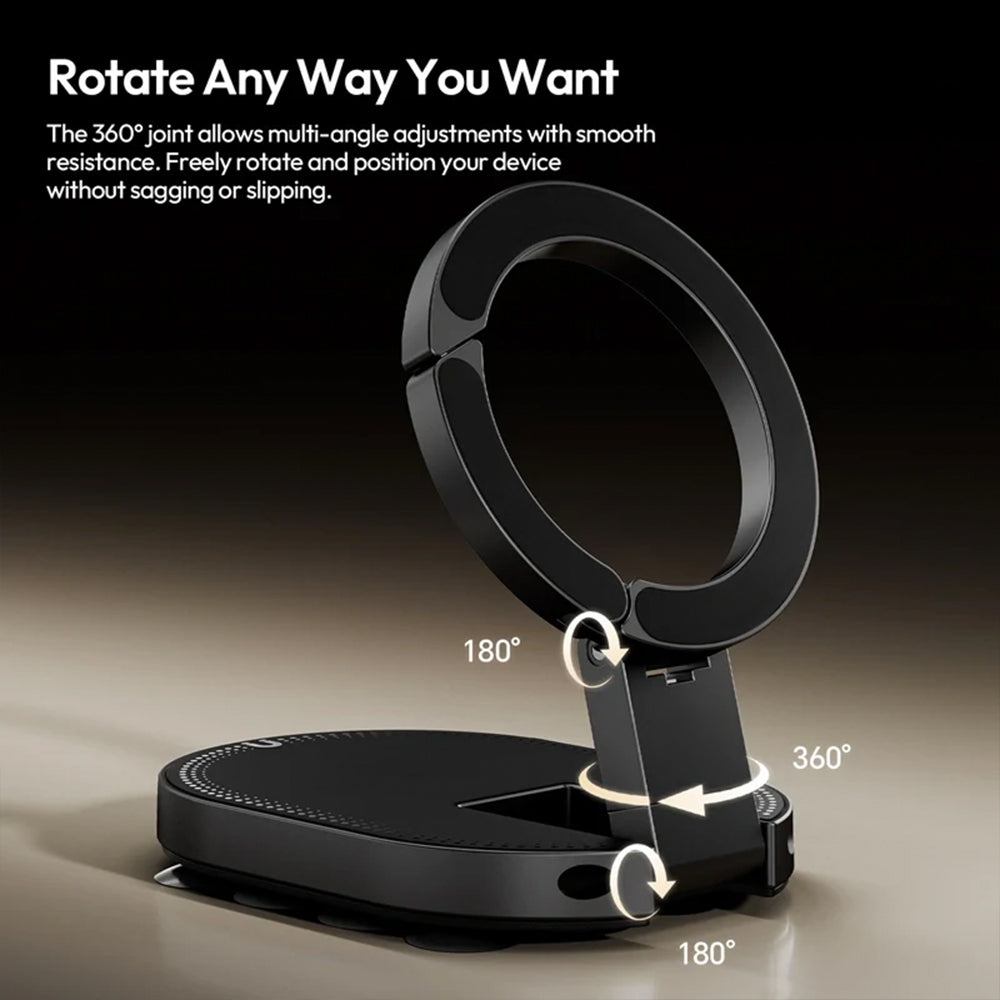 Auriglo MagLock Pro | 3-in-1 Magnetic Suction Cup Phone Mount