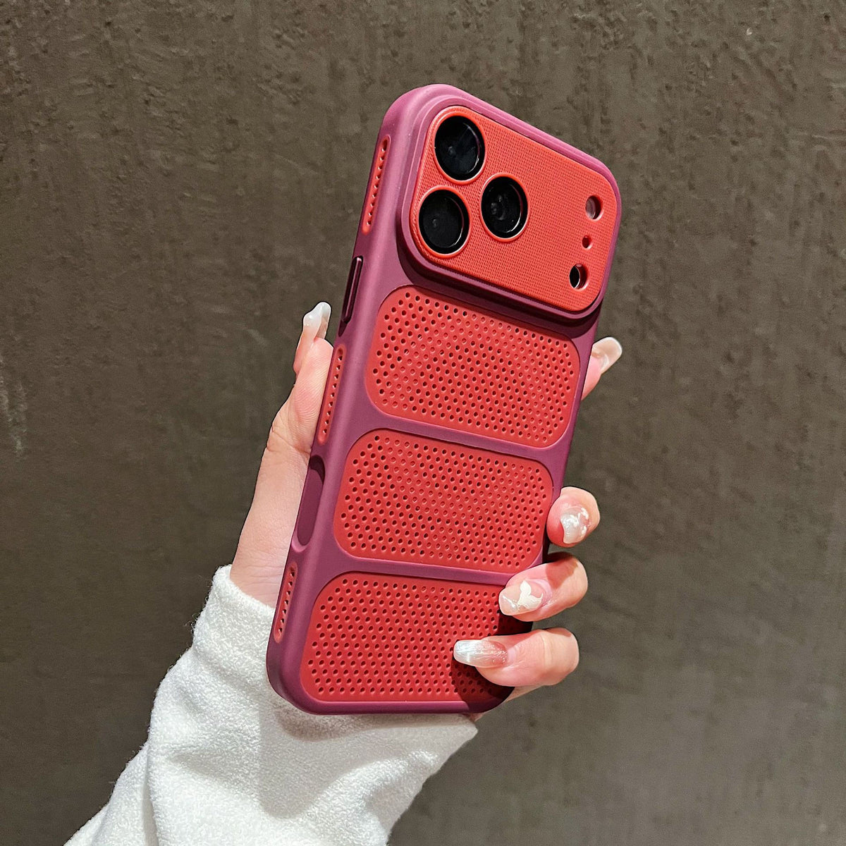 Heat Dissipation Mesh Phone Case for iPhone