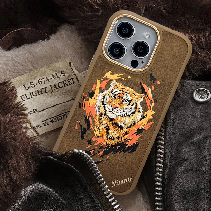 Wild Embroidery Case With MagSafe For iPhone