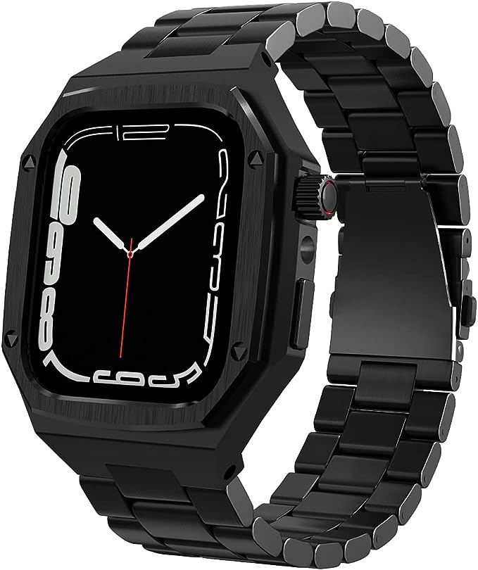 Auriglo Style 40MM New Black Stainless Steel Case