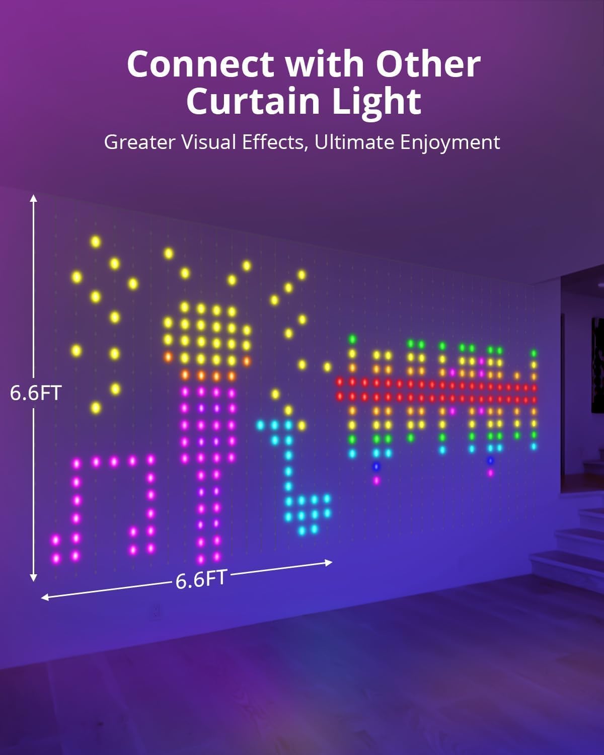 Auriglo Curtain Lights App Controlled