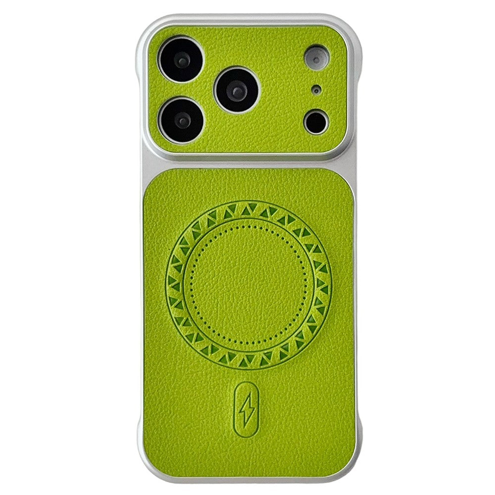 Borderless Litchi Texture PU Leather Case For iPhone