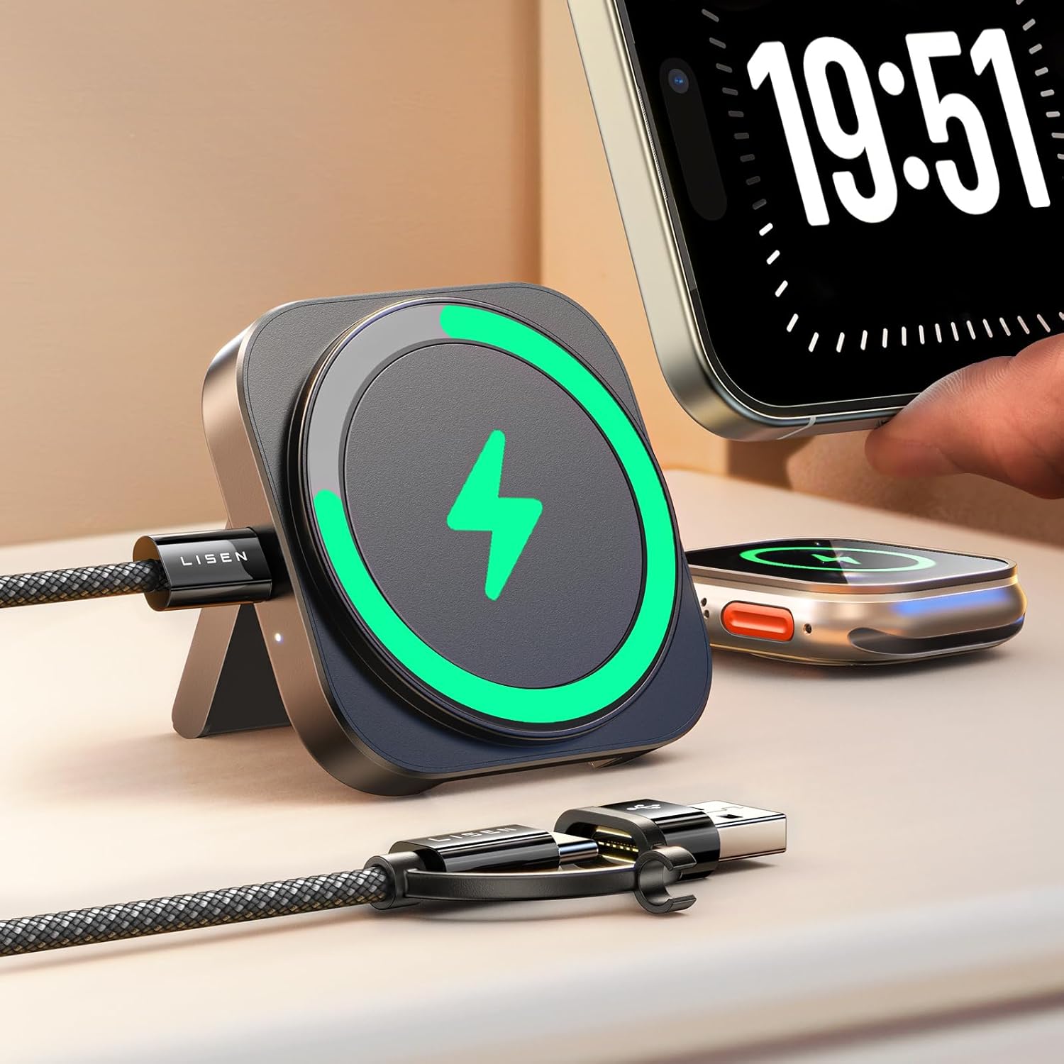 Portable Magnetic Wireless Charging Pad