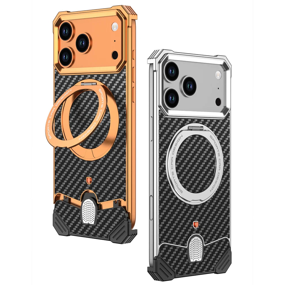 CarbonFiber Texture Hypercar Design Case For iPhone