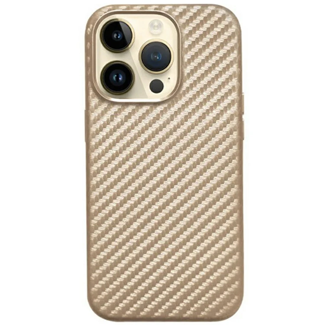 Desert Gold Carbon Fiber Texture iPhone Case