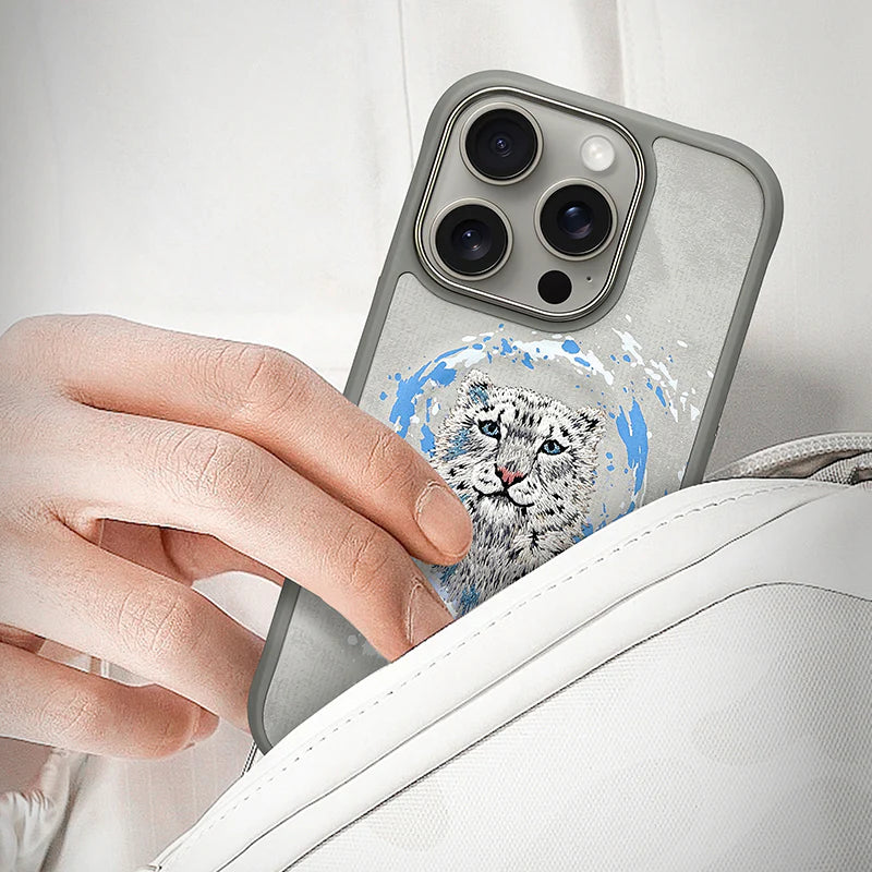 Wild Embroidery Case With MagSafe For iPhone