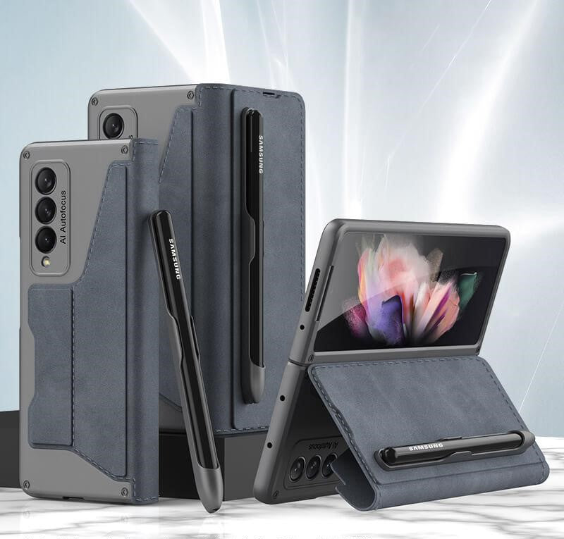 FlipArmor Leather Case For Samsung Fold