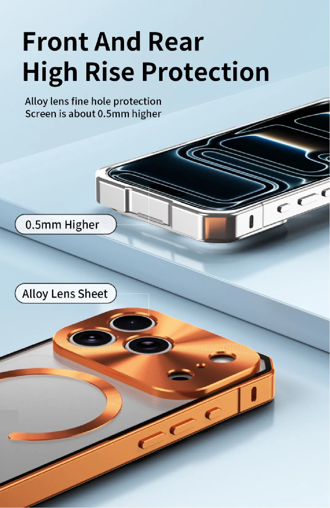 CuttedEdge Alloy Frame Case For iPhone