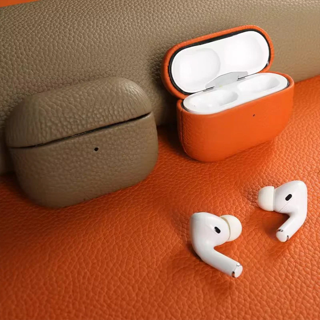 Luxury Genuine Leather Case For Airpods Pro 2