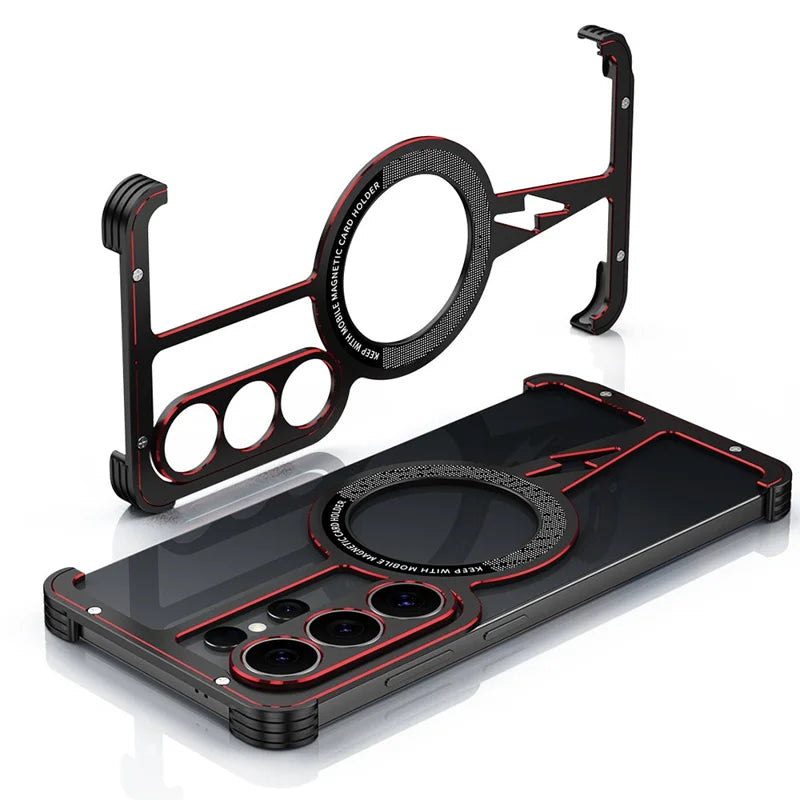 Flash Metal Case For Samsung