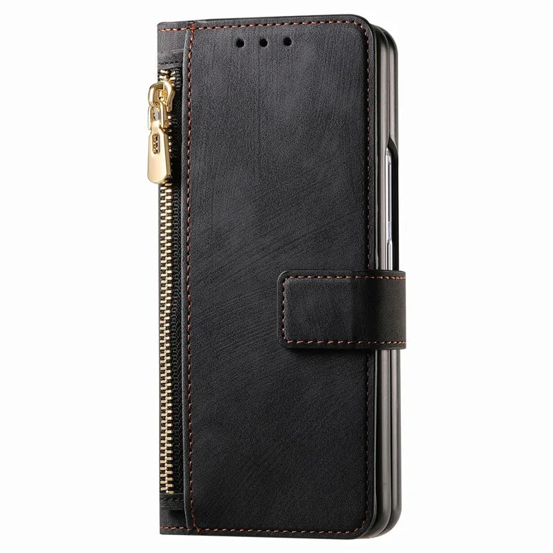 ZipperDetachable Flip Case For Samsung Fold