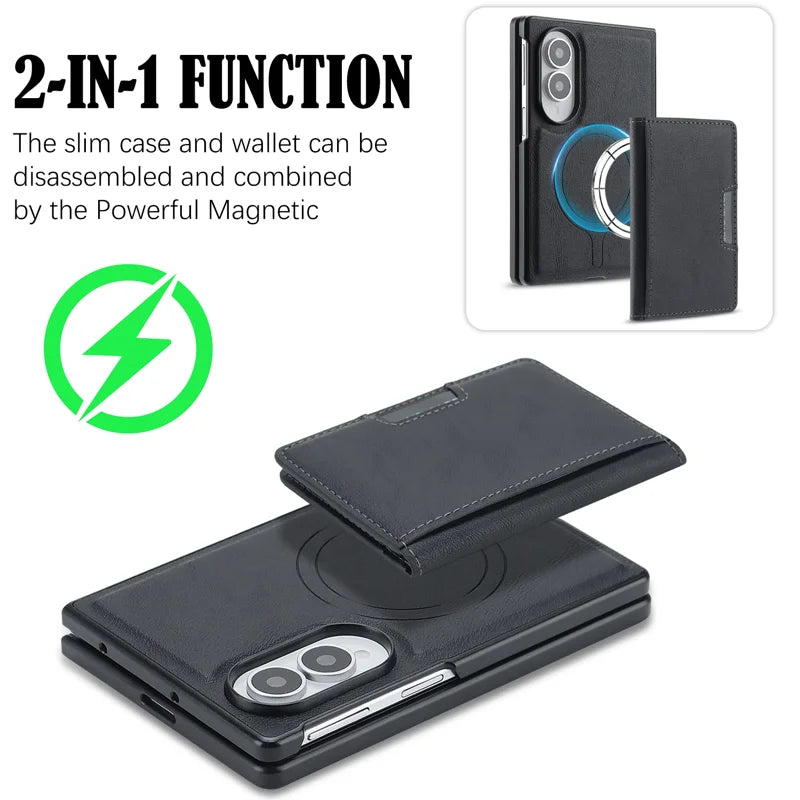 Bifold Card Holder Case For Samsung Fold