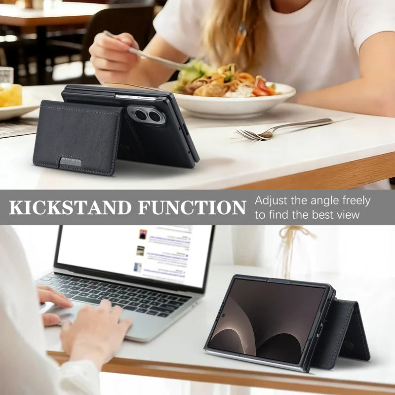 Bifold Card Holder Case For Samsung Fold