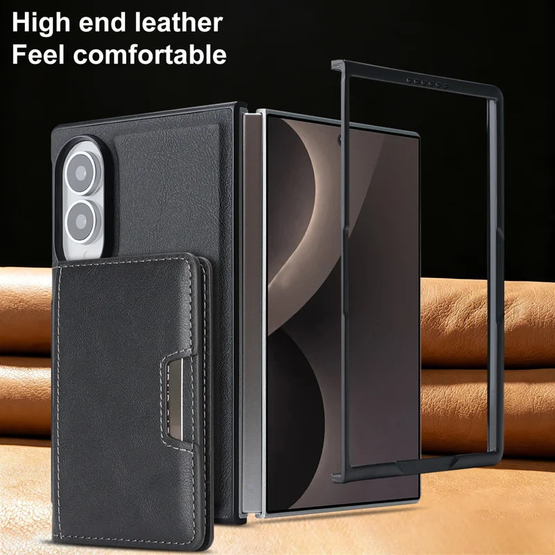 Bifold Card Holder Case For Samsung Fold