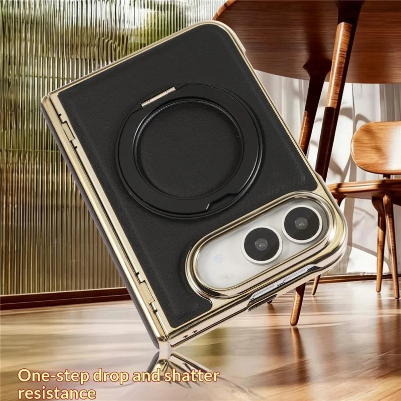 Leather Kickstand Case For iPhone Duo