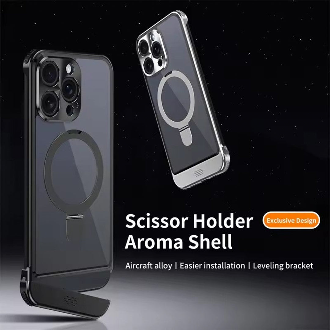 Scissor Holder Aroma Shell Case for iPhone