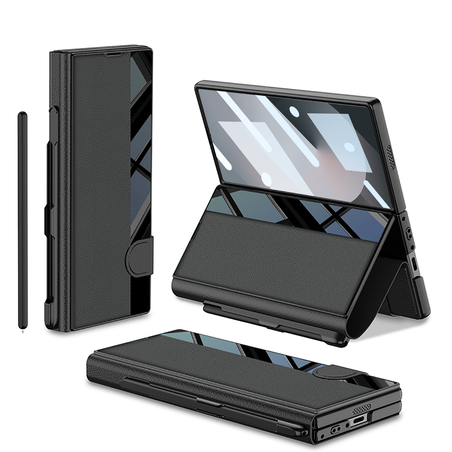 GlassFlip Case For Samsung Fold