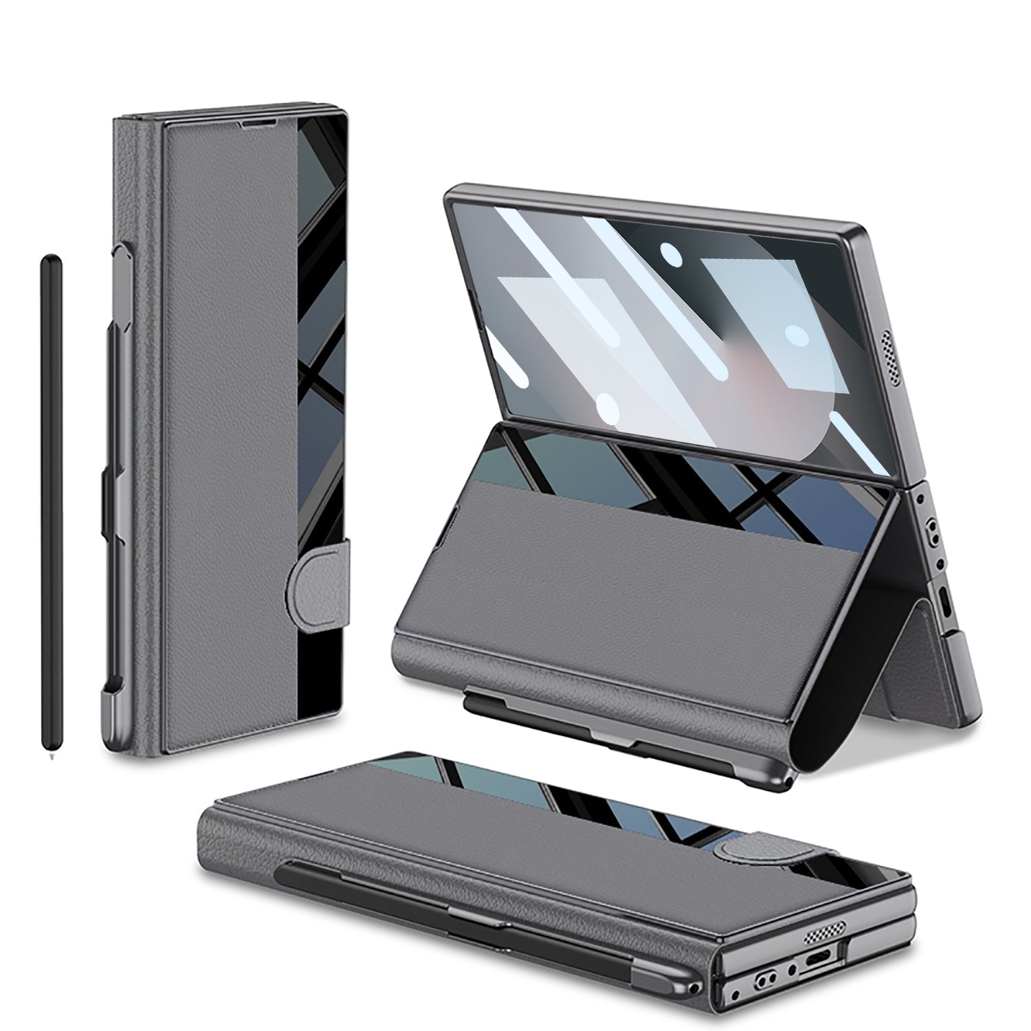 GlassFlip Case For Samsung Fold