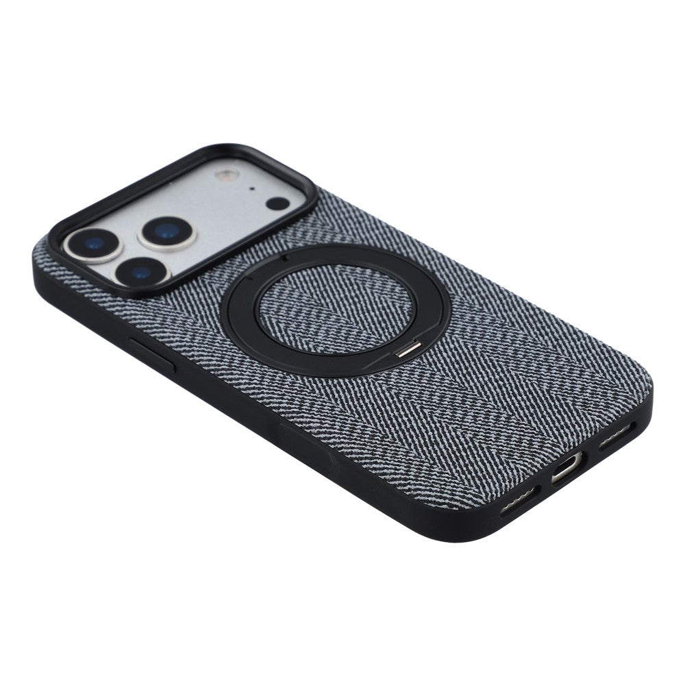 Herringbone Magnetic Ring Stand Case for iPhone