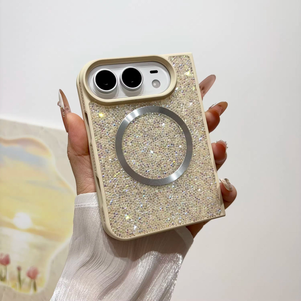 Glitter Diamond Hard Phone Case for iPhone Duo