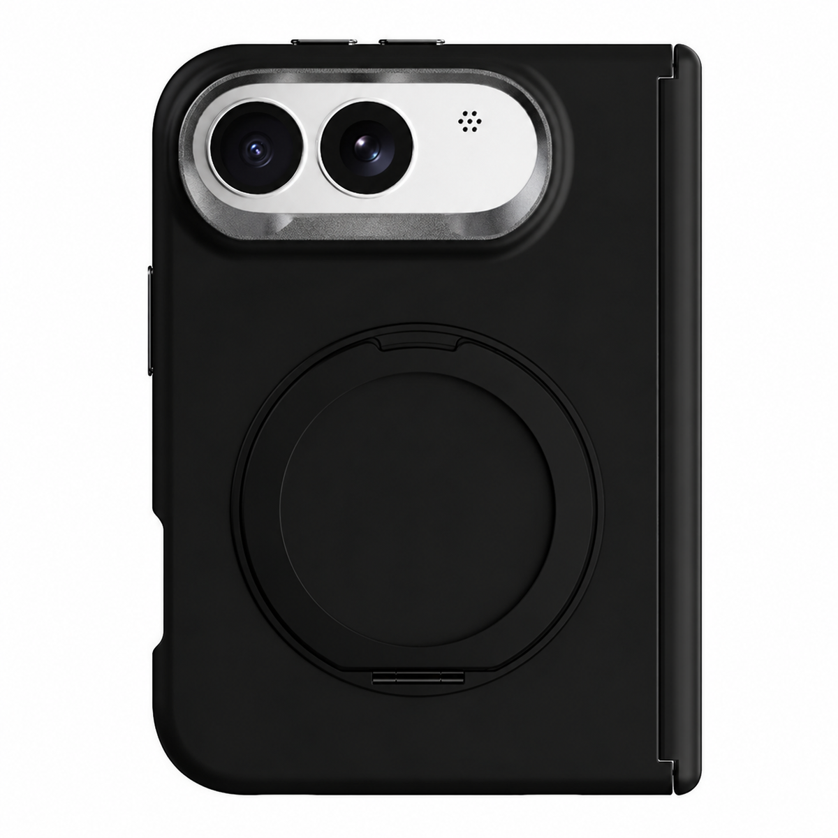 Matte Finish Magnetic Rotating Ring Stand Case for iPhone Duo