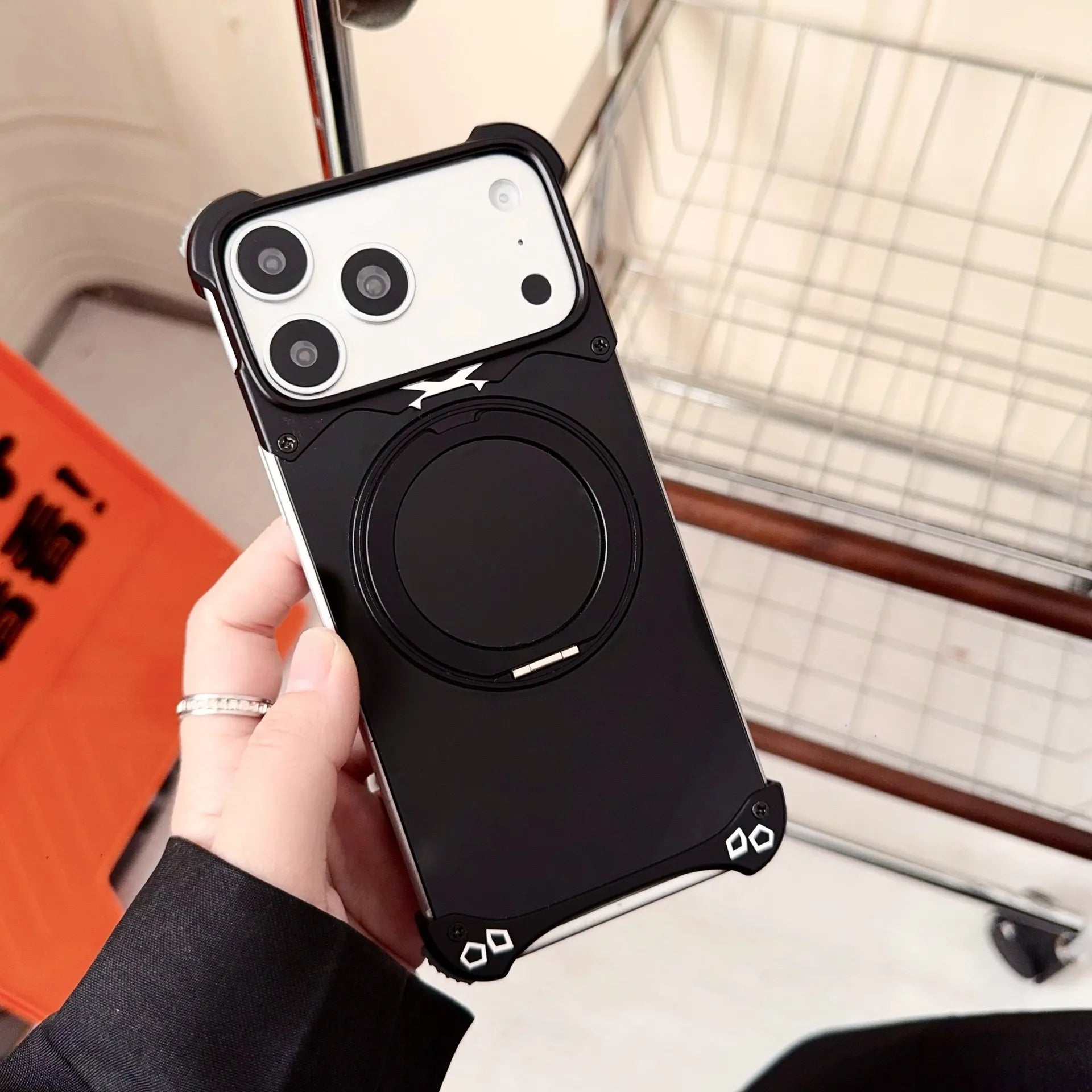 Ghost Metal Case For iPhone
