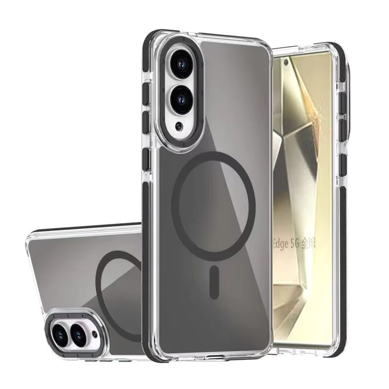 ColorBorder Transparent Case For Samsung Edge