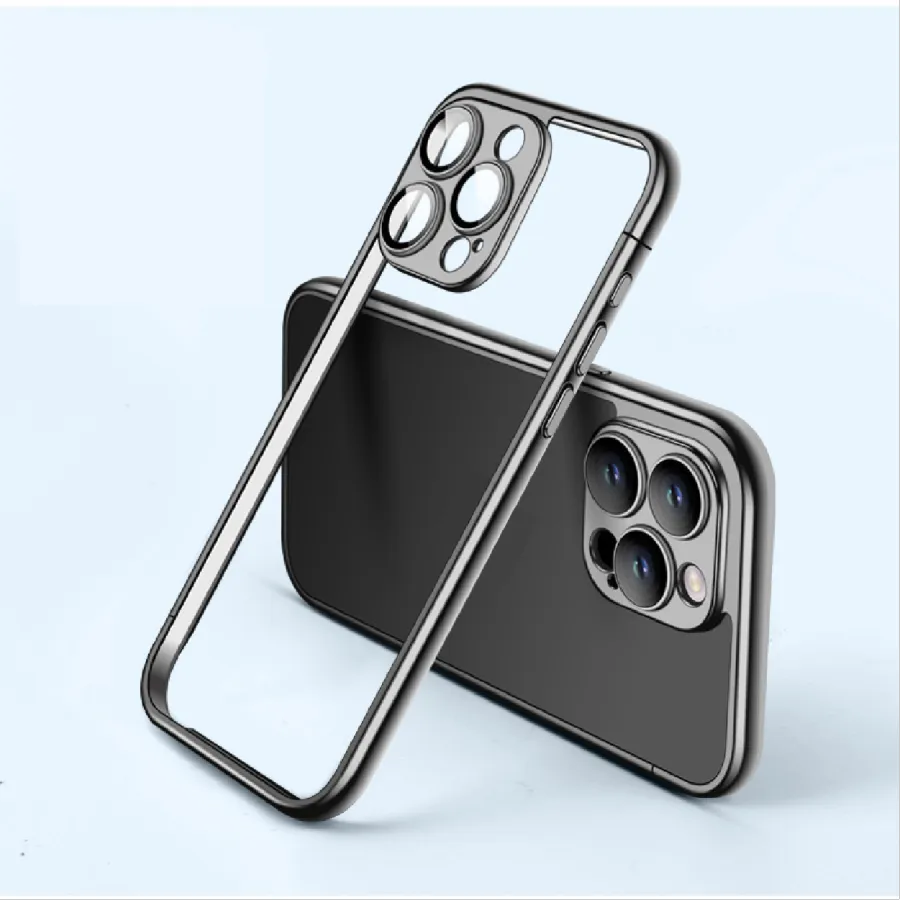 PC Electroplated Frame Case For iPhone