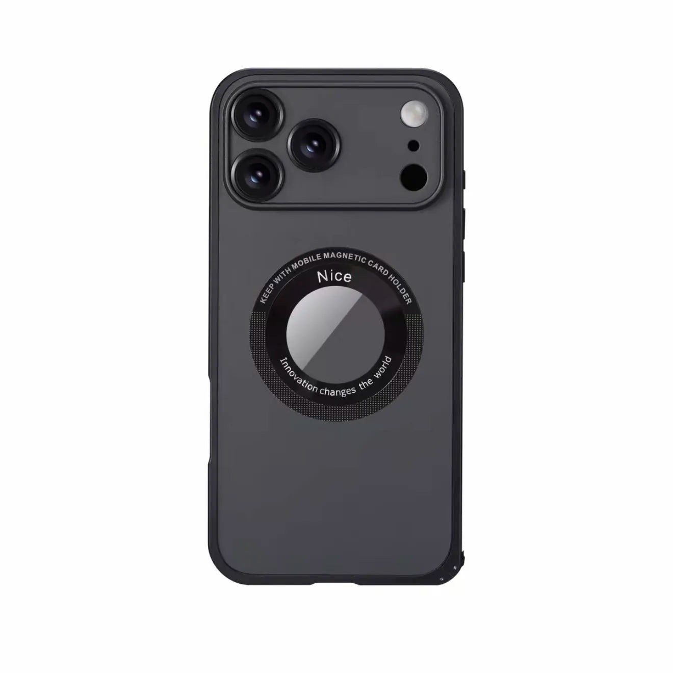 Metal Hollow Magnetic Case For iPhone