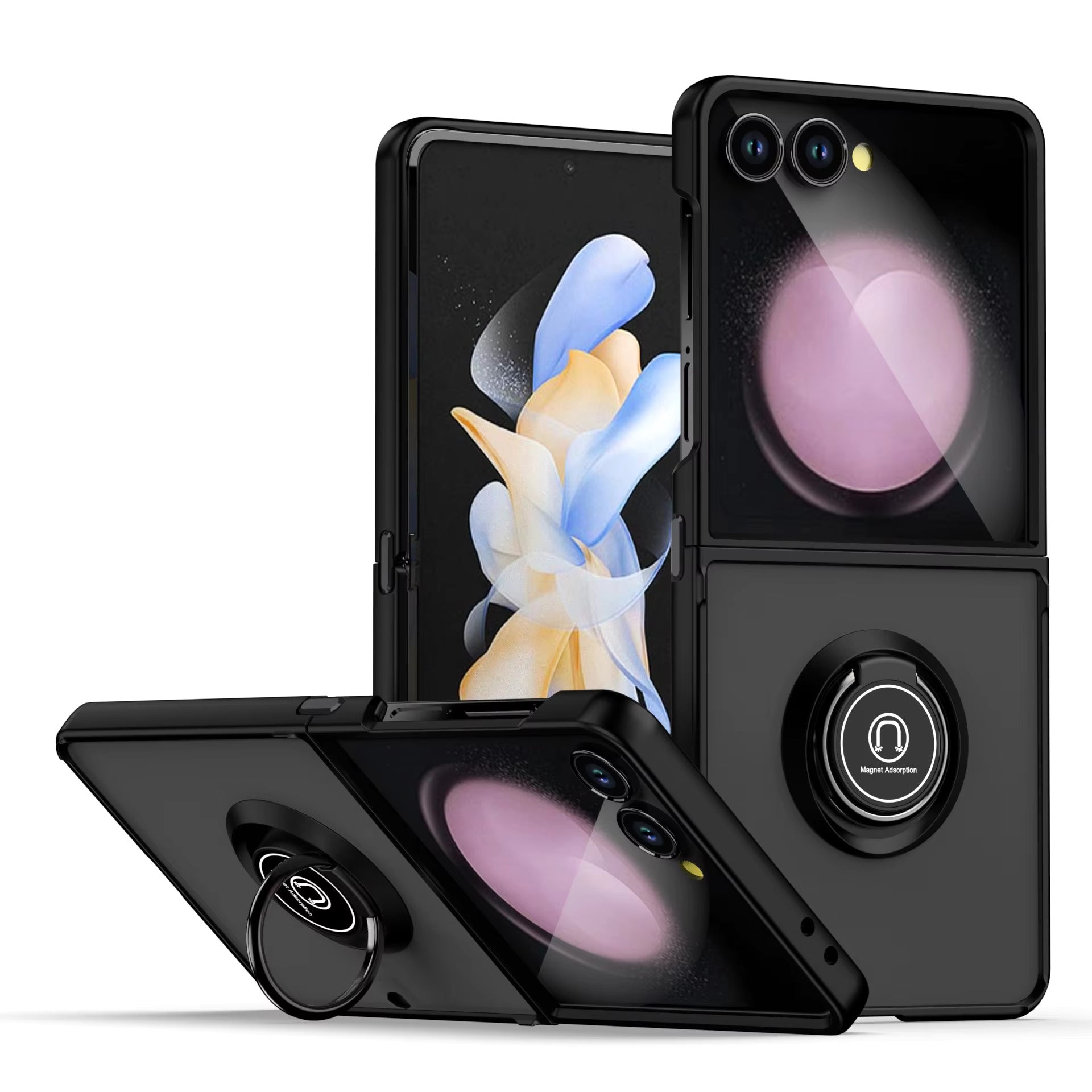 BuiltInMagnet Color Case For Samsung Flip
