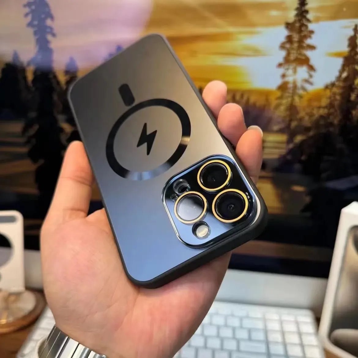 Frosted Lightning Case For iPhone