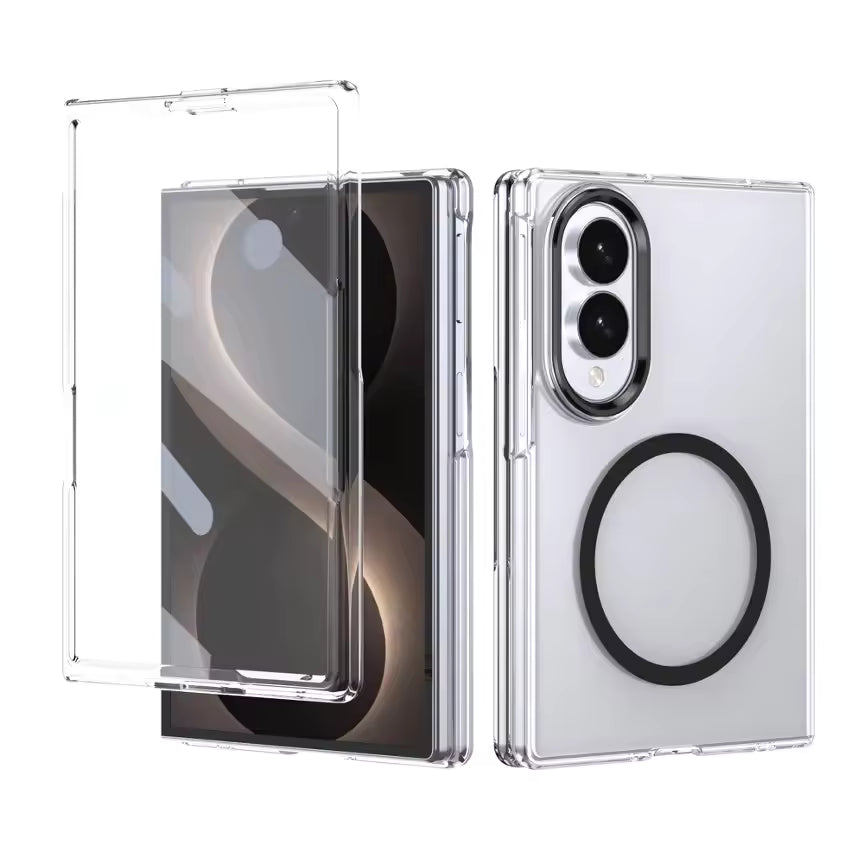 GlassFront ColorBorder Case For Samsung Fold