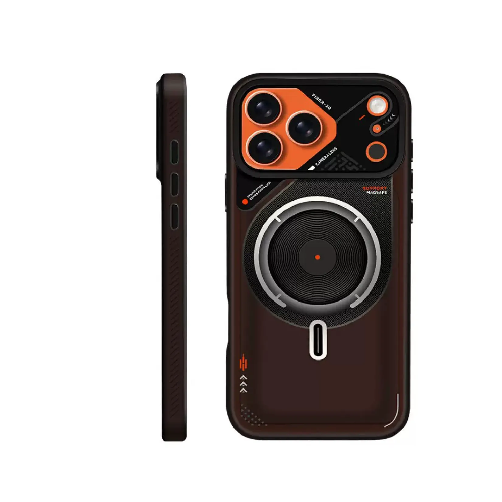 Cyber Semi-transparent Case For iPhone