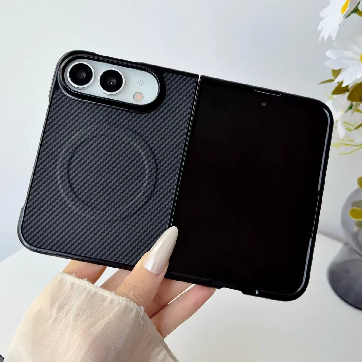 Color CarbonFiber Pattern Case For iPhone Duo