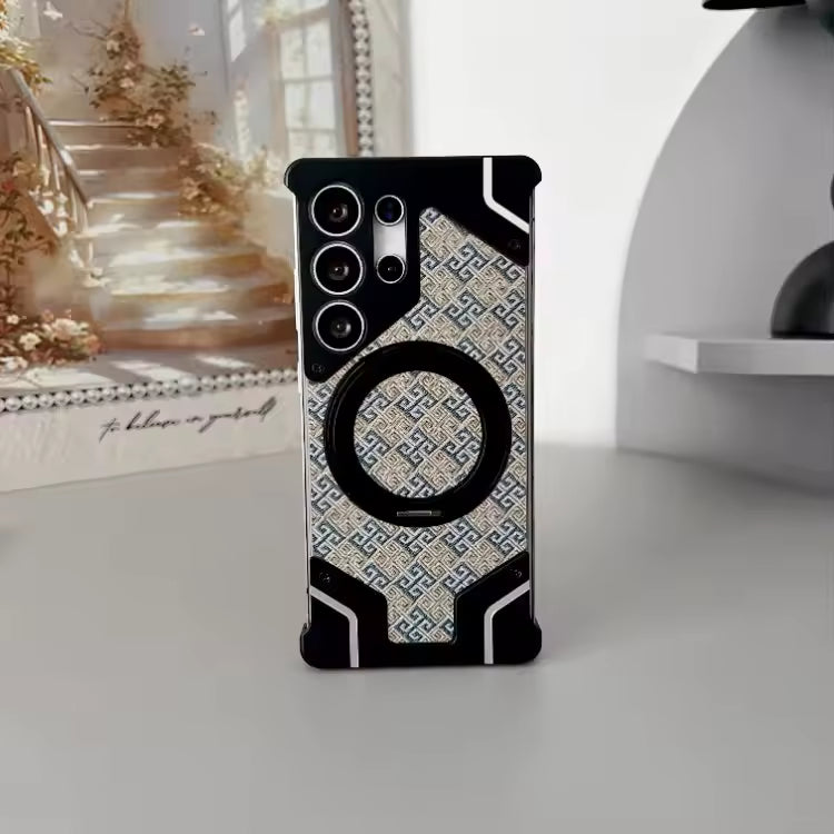 Geo Pattern Metal Case For Samsung