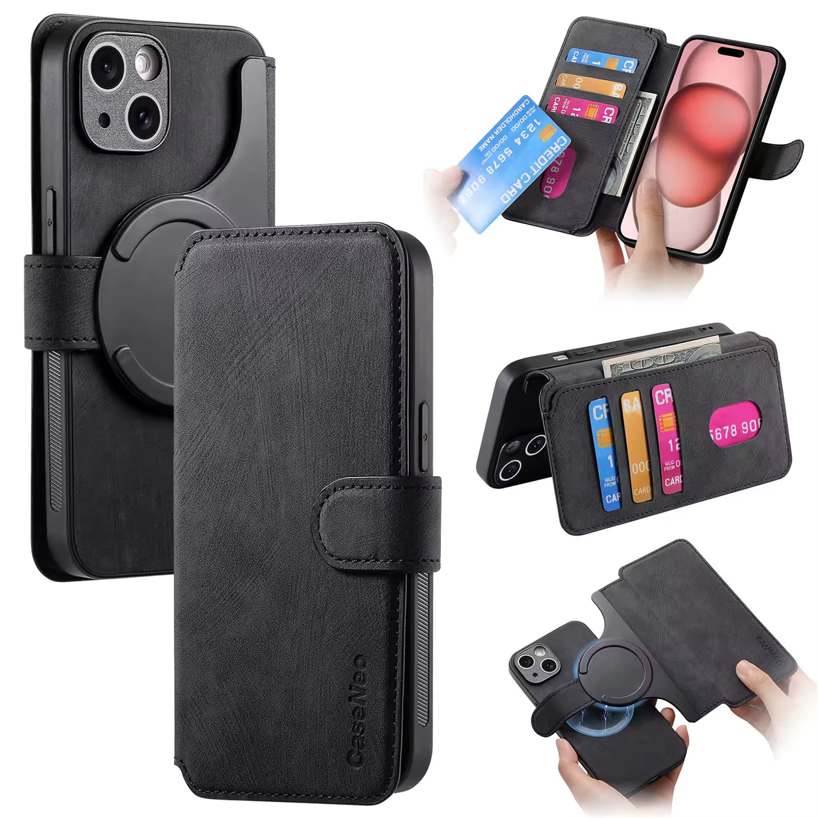 Detachable Flip Case For iPhone