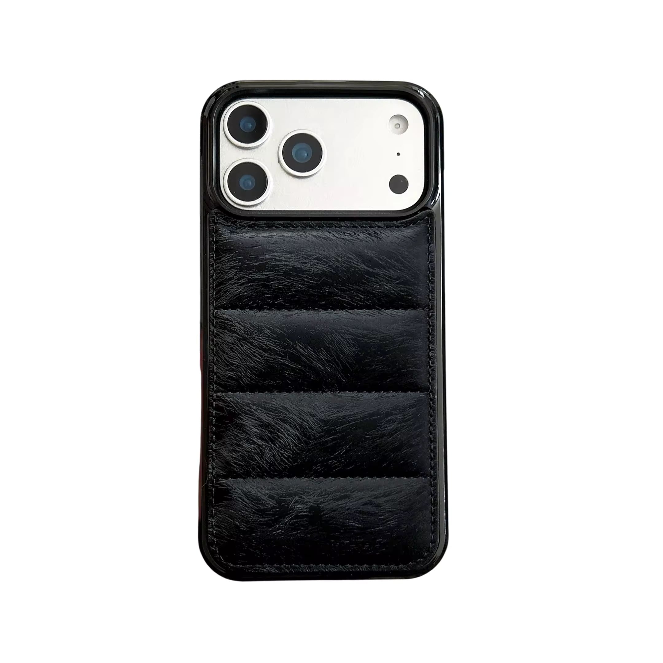 Texture Down Jacket Design Case For iPhone