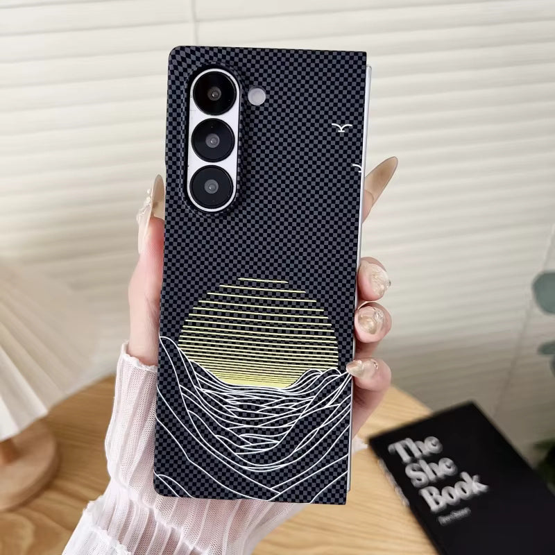 Carbon Sunset Case For Samsung Fold