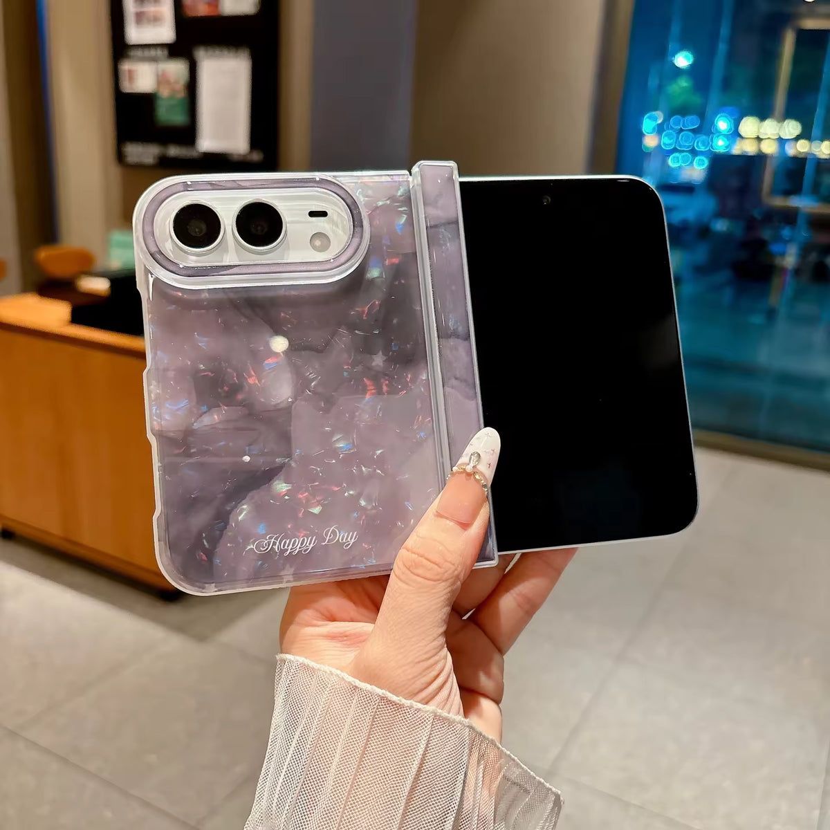 WaterInk Pattern Case For iPhone Duo