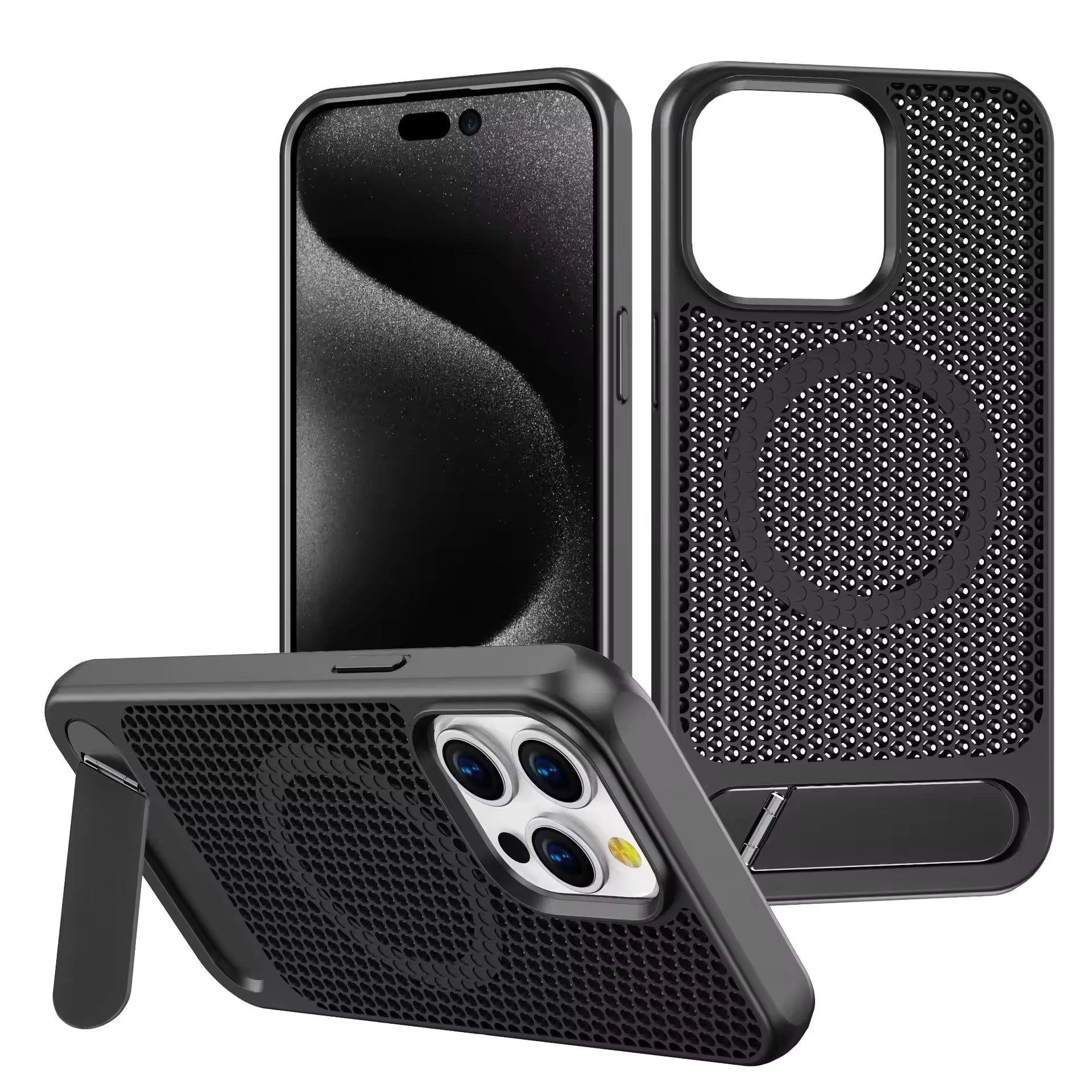 HeatDissipation Kickstand Case For iPhone