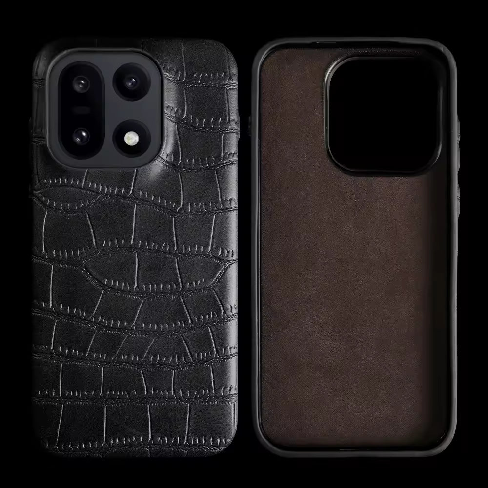 CrocPattern Artificial Leather Case For OnePlus