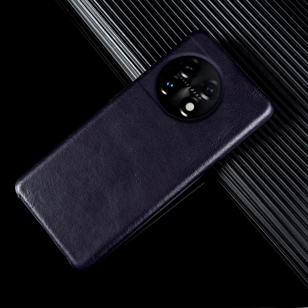 Genuine Leather Oil Wax Pattern Case For OnePlus