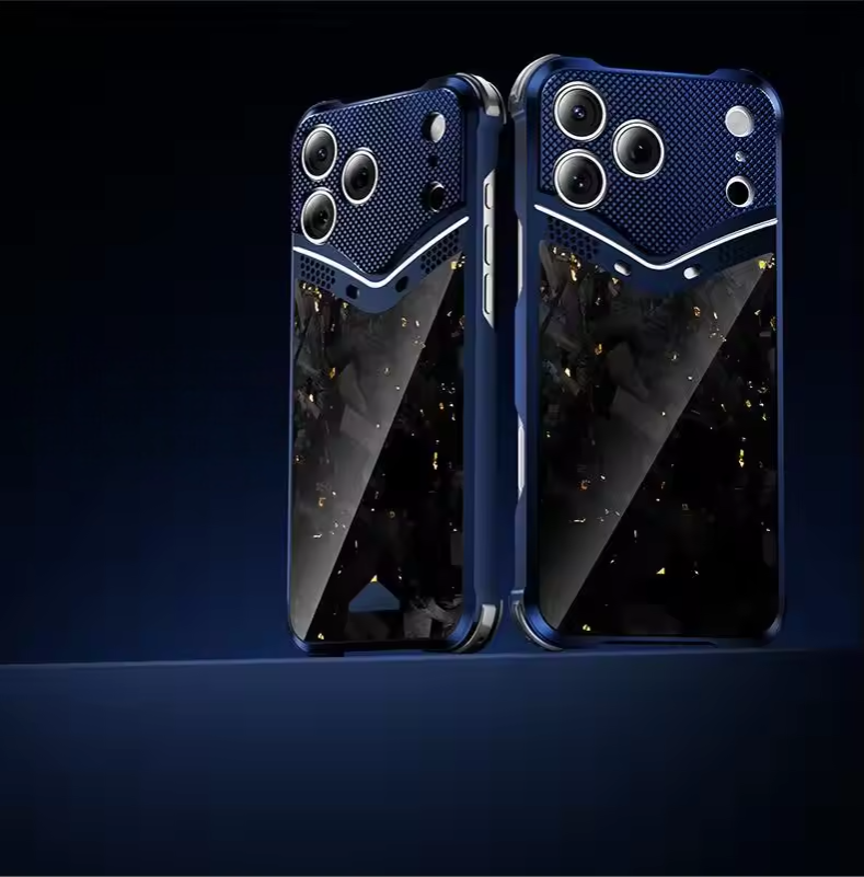 CarbonCore Metal Armor Case For iPhone