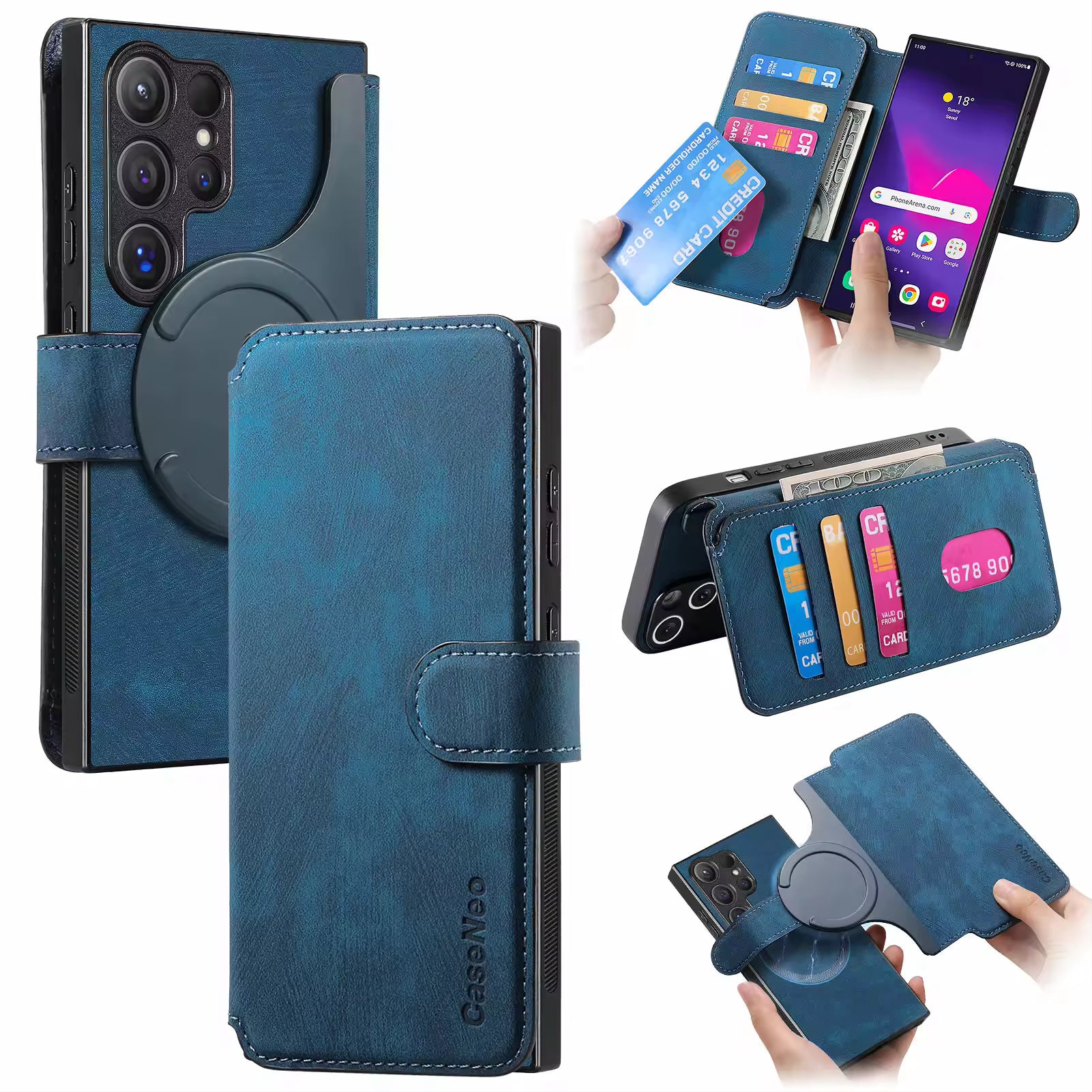Detachable Flip Case For Samsung