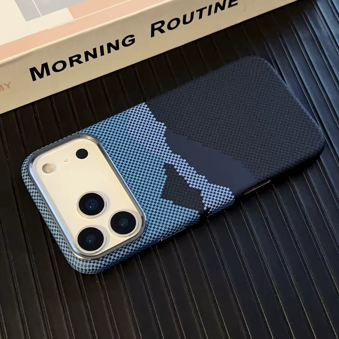 Colour Magnetic Carbon Fiber iPhone Case