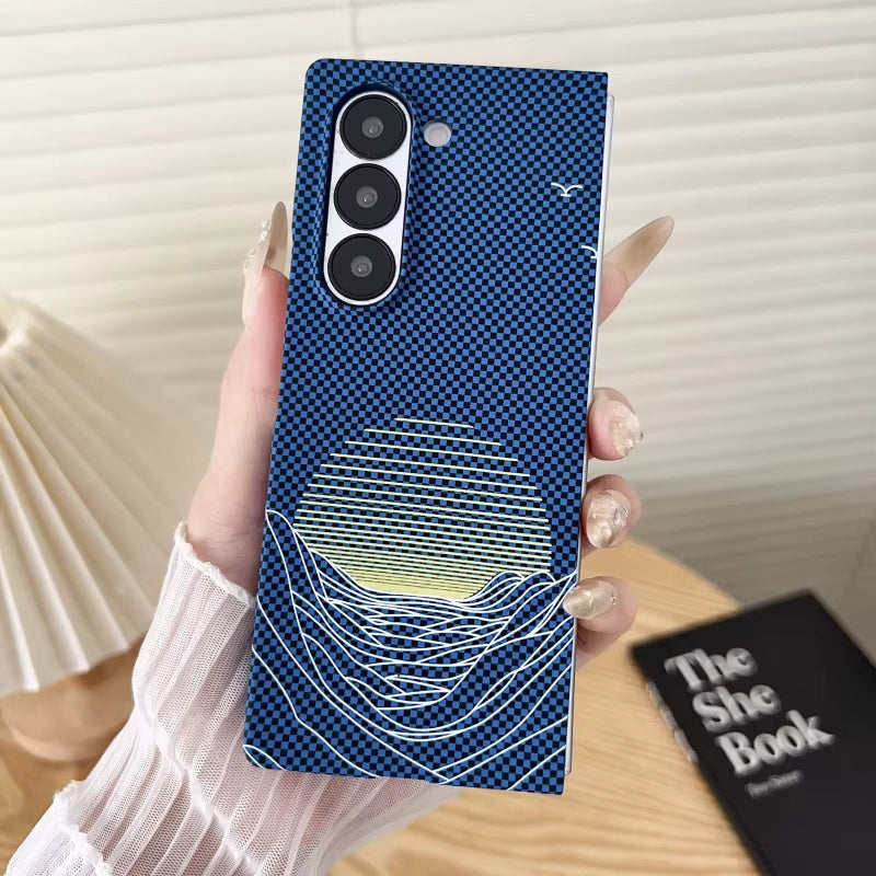 Carbon Sunset Case For Samsung Fold